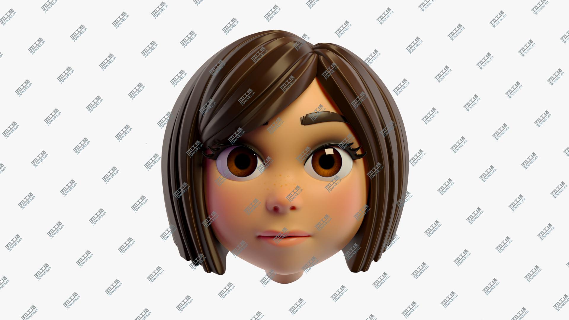 images/goods_img/2021040164/Girl Cartoon Head 3D model/2.jpg